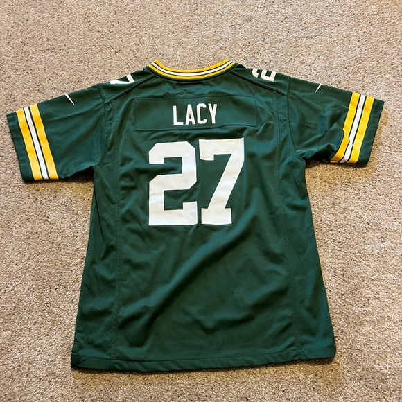 Green Bay Packers Nike Eddie Lacy Jersey Youth - Picture 5 of 5